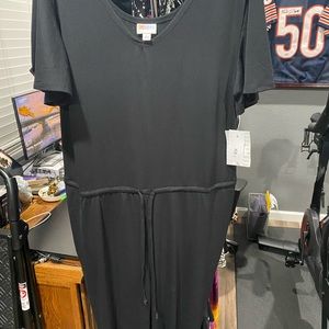 Lularoe L Zoe pure black unicorn.